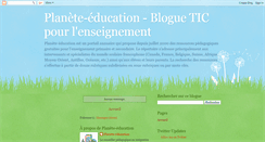 Desktop Screenshot of blogue.planete-education.com